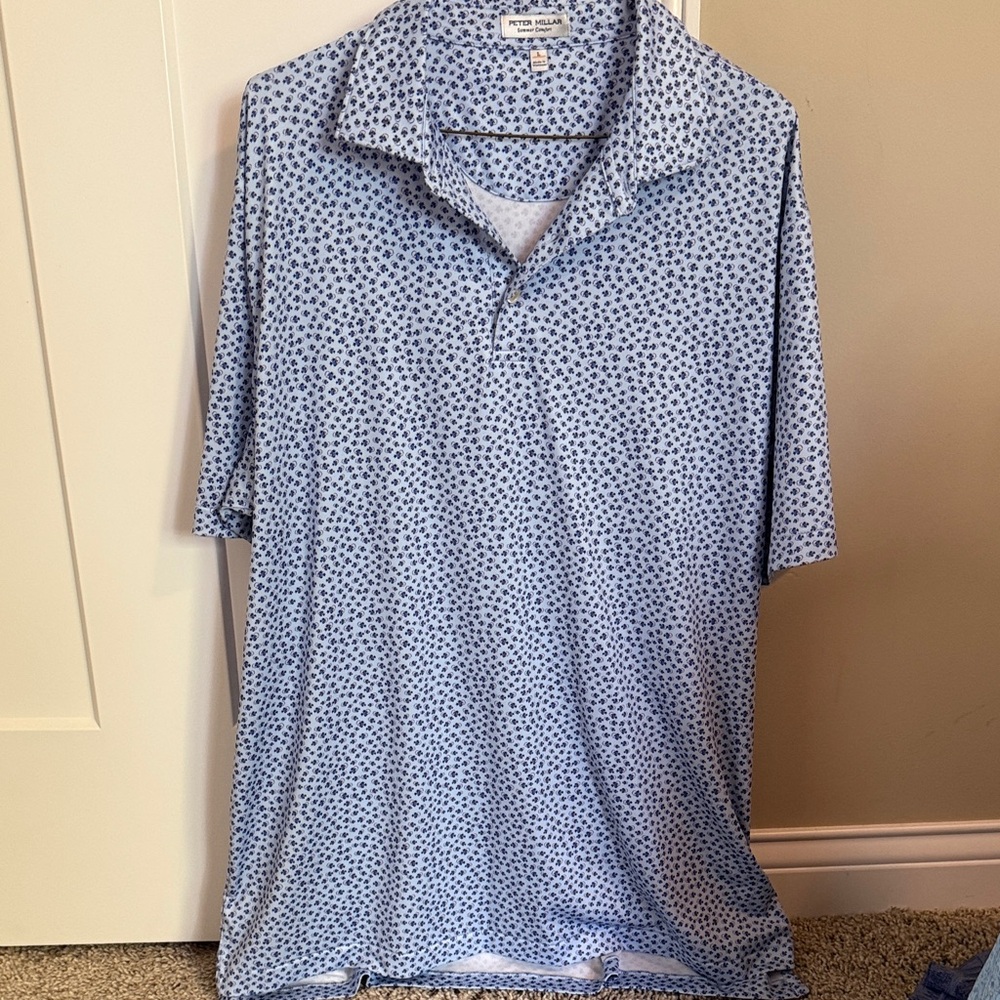Mens Peter Millar Polo size large